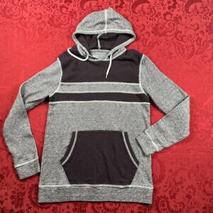 BKE Hoodie Womens‎ Medium M Gray Drawstring Pockets Long Sleeve Pullover